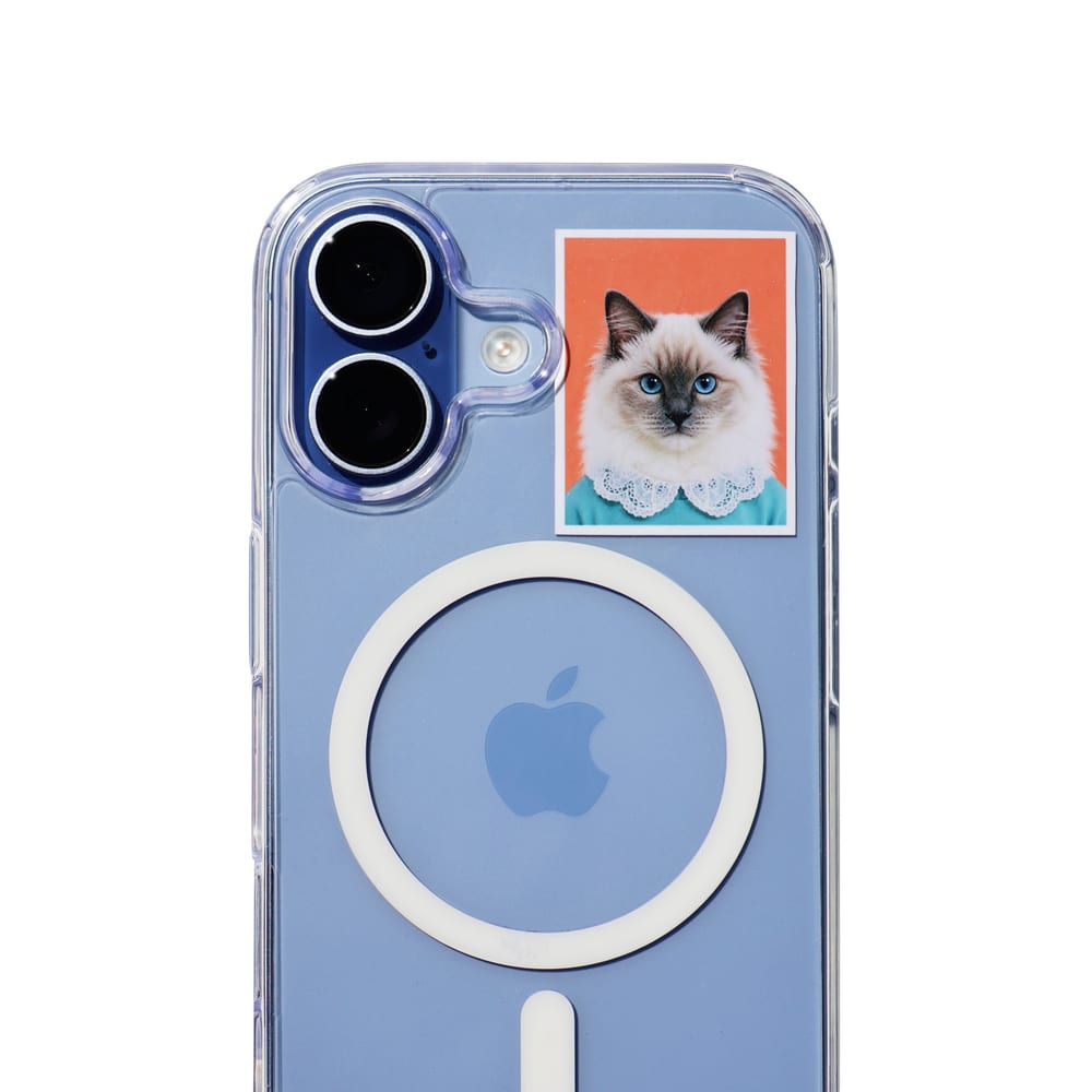 A PPP photo sticker on a phone case